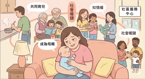 關愛自己的母職實踐：從「成為母親期」到育兒支持暖鏈