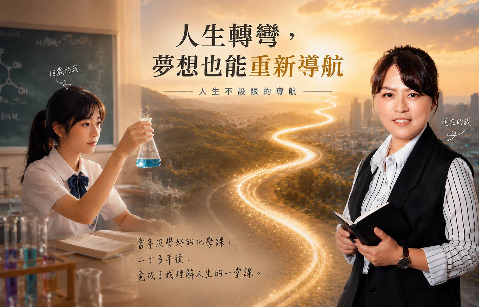 人生轉彎，夢想也能重新導航